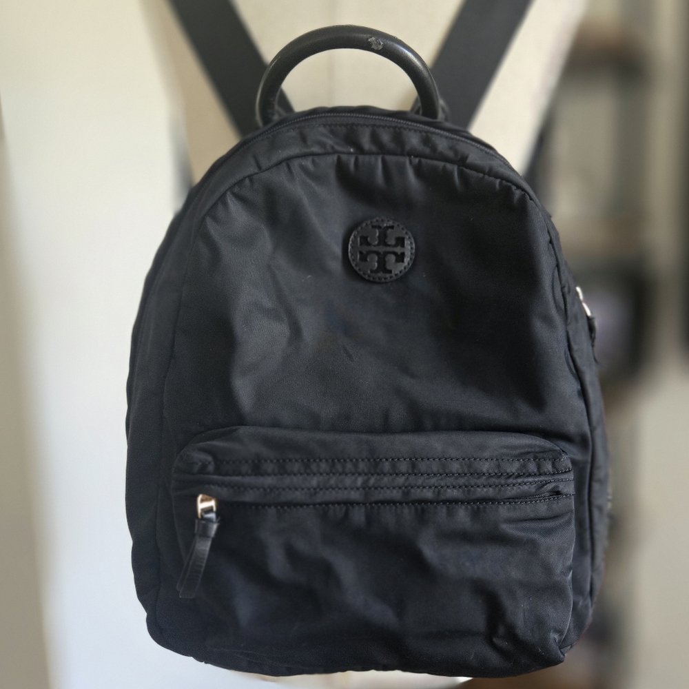 Black Nylon Backpack